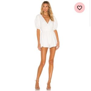 MAJORELLE Wilde Romper in White